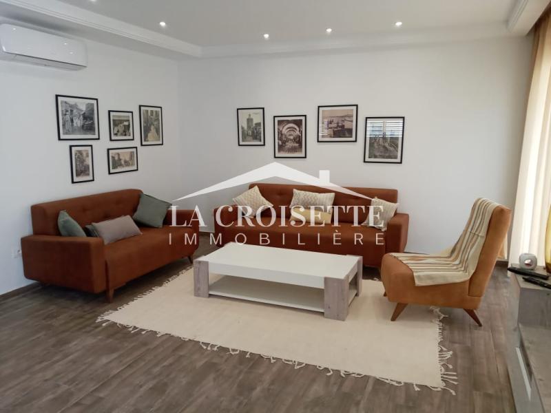 Rez-de-chaussée meublé S+2 avec jardin  à La Marsa